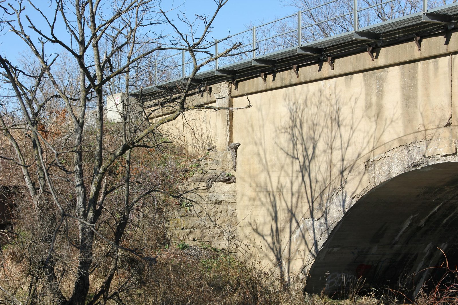 West abutment